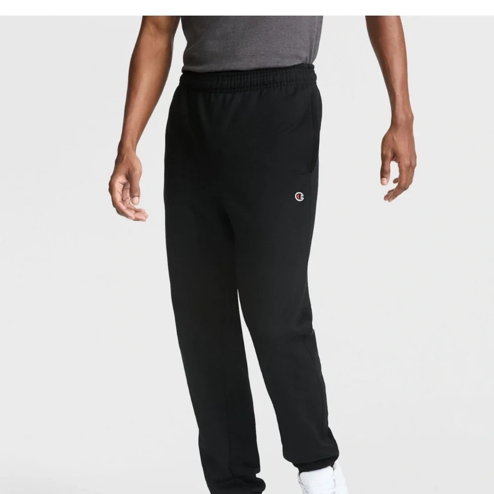 Champion Men's Classic Black Joggers